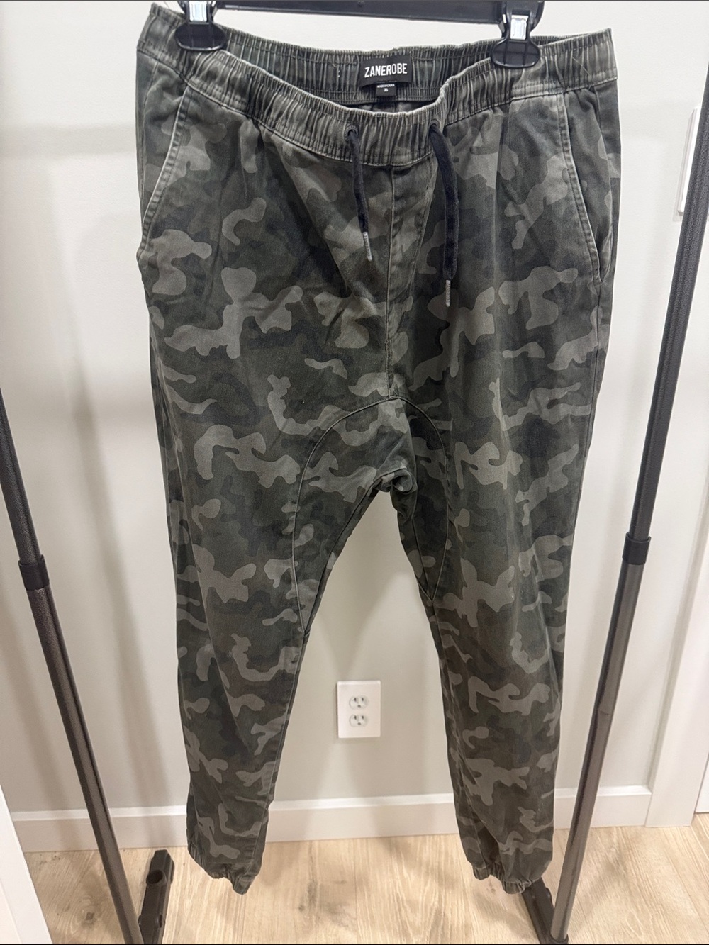 Zanerobe Olive Green Camo Joggers